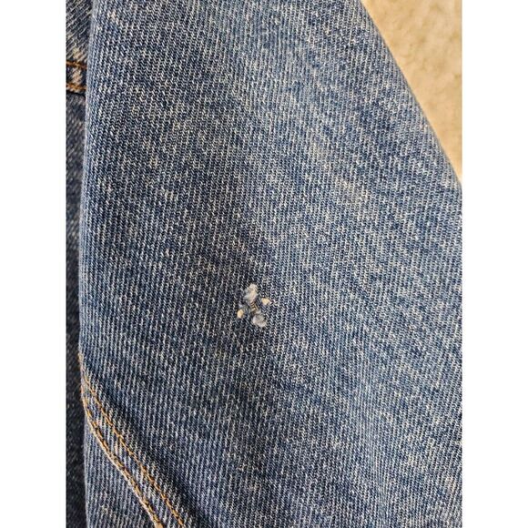 Vtg Y2K Levis Signature Trucker Type III Denim Jacket Mens XL Blue Western 10/04 - Picture 10 of 16